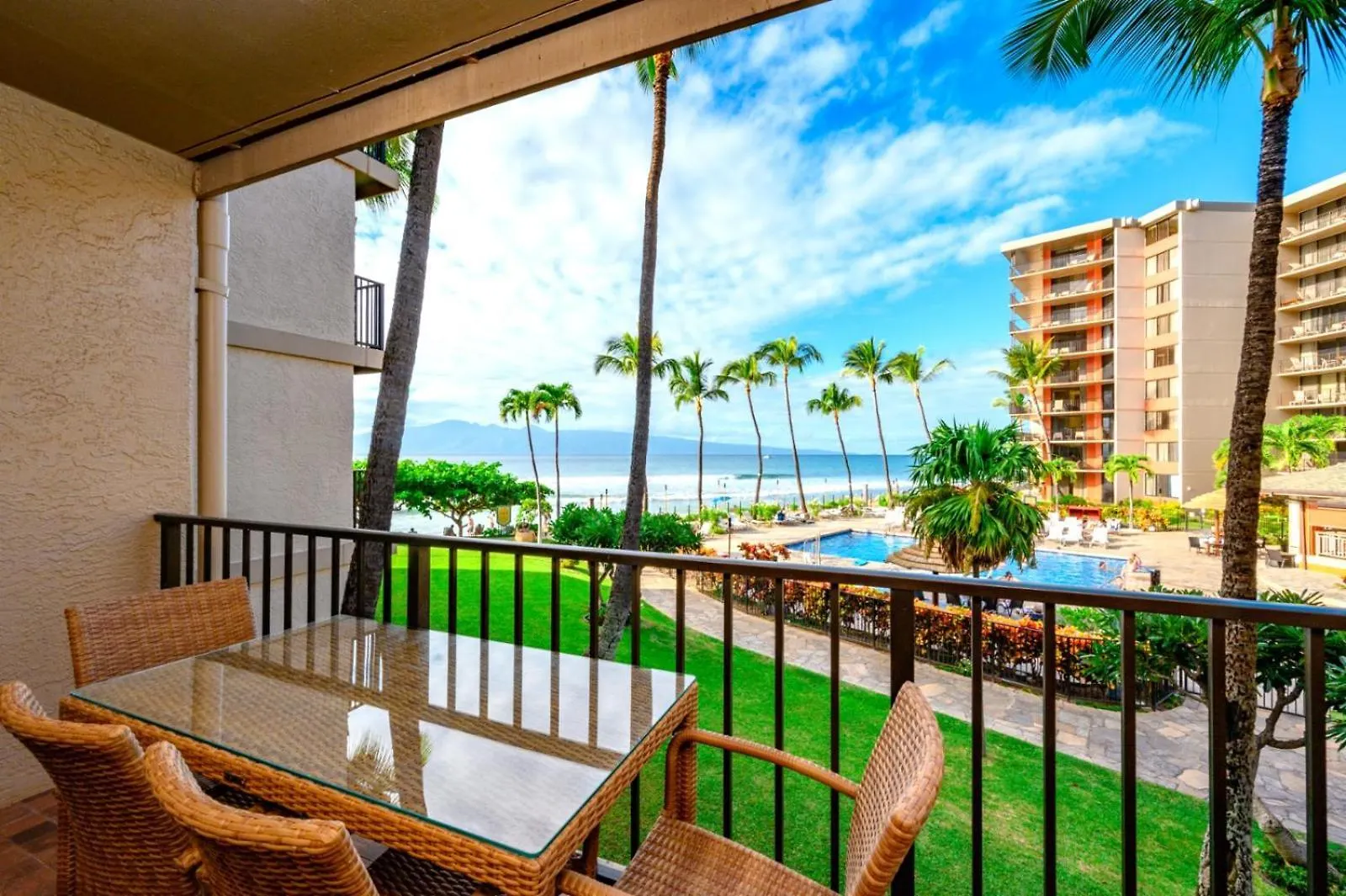 Kbm Resorts Free Car Kaanapali Shores Ks-258 Ocean View Extra Large Steps To Pool Napili-Honokowai 0*,